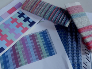 como se diseña un tejido en telar en AC Estudio Textil