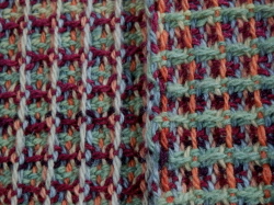 two-sided waffle weave