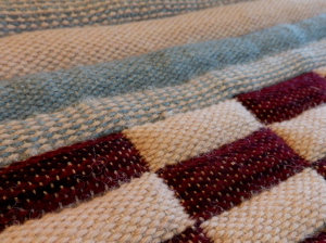 padded fabrics handwoven on the loom
