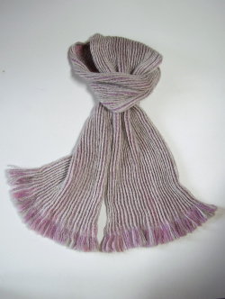 alpaca collapse weave scarf