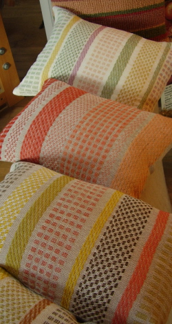 win a cushion in the craft fair raffle